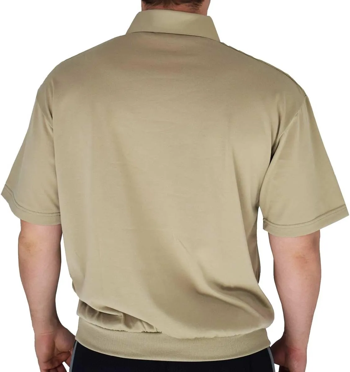 2 Pocket Solid Banded Bottom Polo Shirt