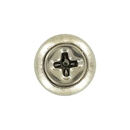 9mm Nickel, Push Button, Steel, #A-55BU-1-NP