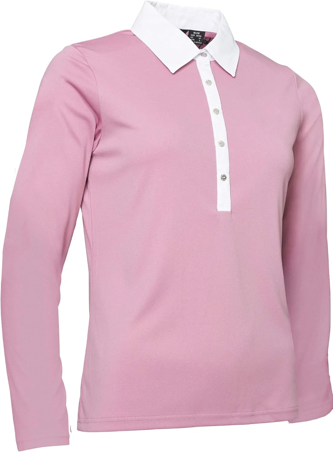 ABACUS Sportswear Womens Golf Polo, Golf Polo Shirts for Women, Crail Longsleeve Golf Polo Shirt