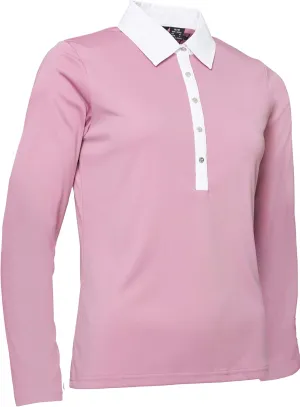 ABACUS Sportswear Womens Golf Polo, Golf Polo Shirts for Women, Crail Longsleeve Golf Polo Shirt