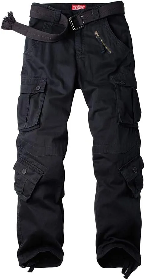 Alfiudad Womens Cargo Pants with Pockets, Women's Casual Military Army Hiking Combat Tactical Work Pants Trousers