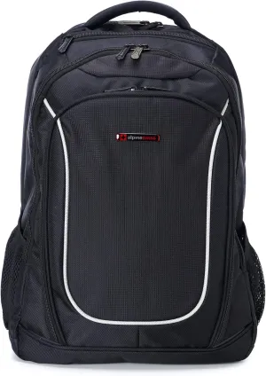 Alpine Swiss Oneida 15.6" Laptop Backpack With Tablet Sleeve & Mfg Warranty Black
