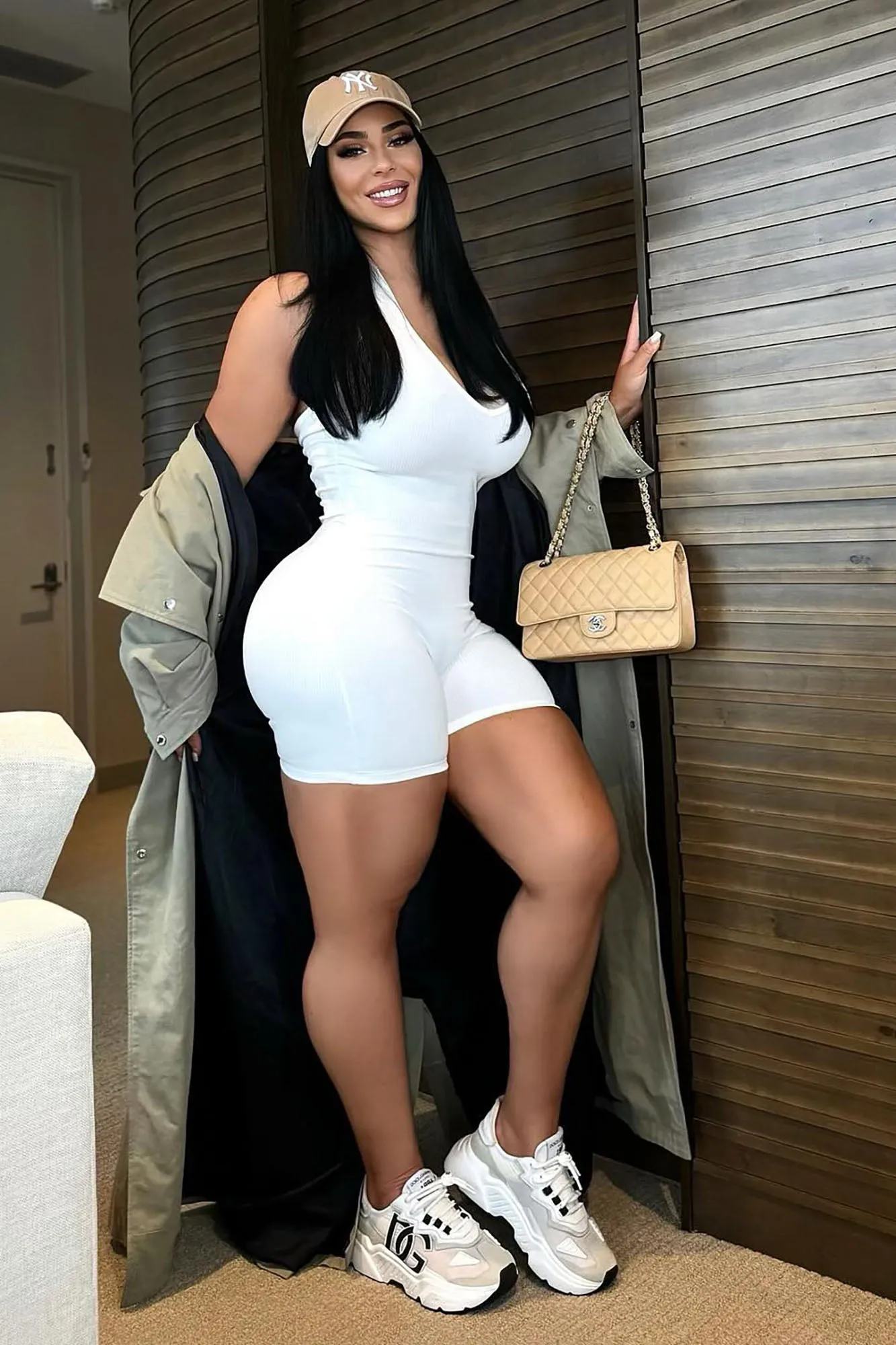 Aria Snatched Romper - Off White