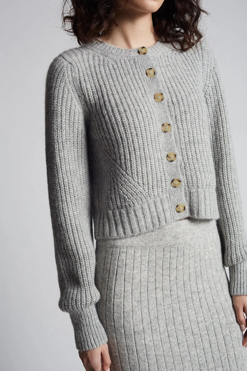 Becca Cardi  Pale Grey Melange