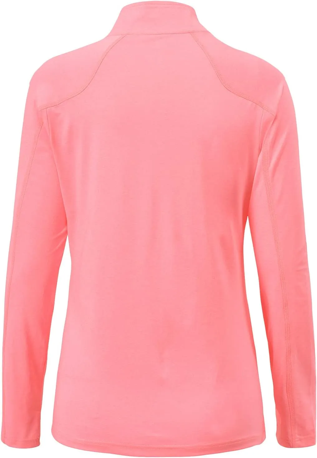 BGOWATU Women's Long Sleeve Golf Polo Shirts Quarter Zip Pullover UPF 50 Sun Shirt for Women Dry Fit Running Tops
