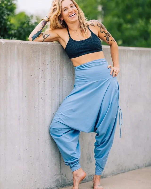 Buddha Pants San Fran Harem Pants - Women's Bamboo Boho Yoga & Beach Pants With Pockets