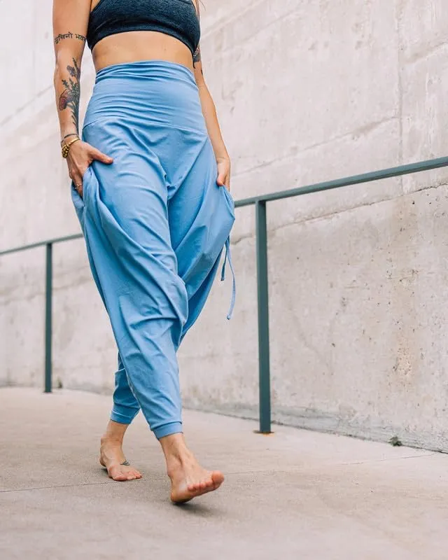 Buddha Pants San Fran Harem Pants - Women's Bamboo Boho Yoga & Beach Pants With Pockets