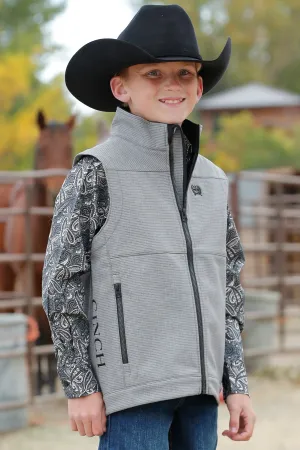 Cinch Boy's Gray Match Dad Bonded Vest