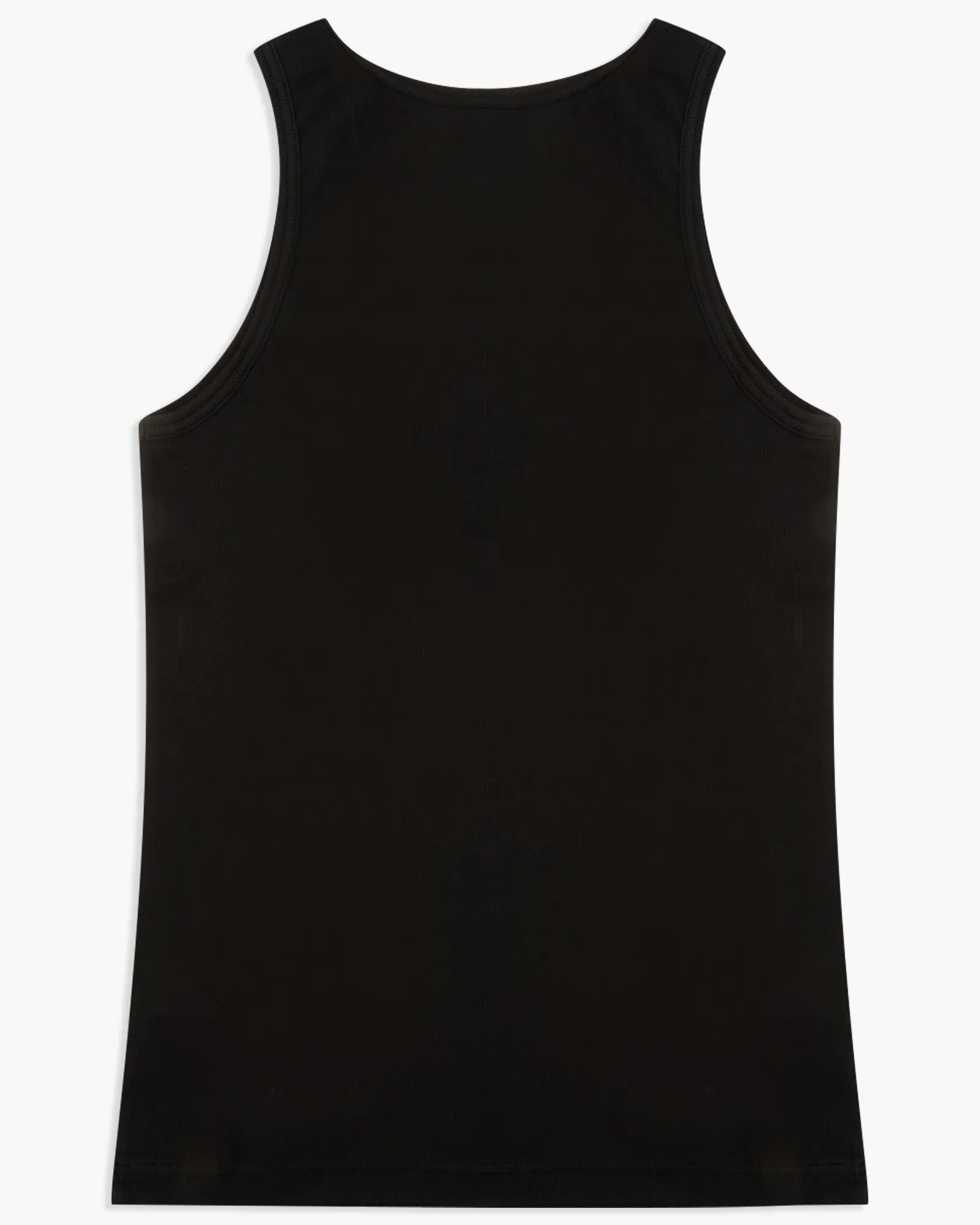 Colorful Standard Organic Rib Tank Top - Deep Black