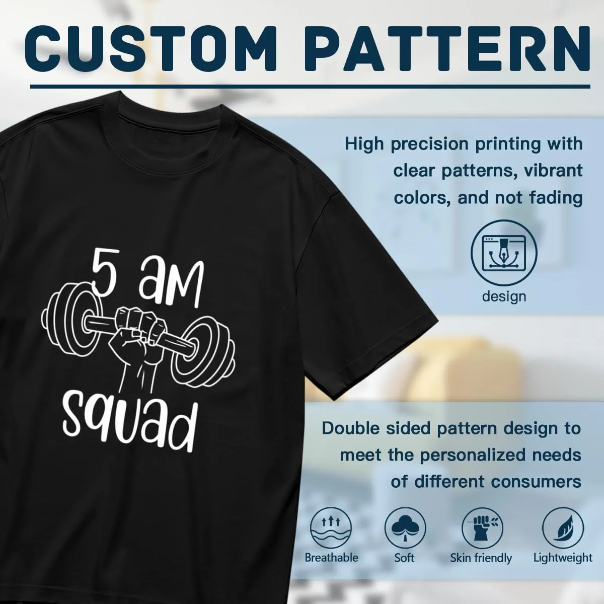 Cute Funny Gym Workout Quote Graphic Unisex T-Shirt for Men or Women Dad Mom