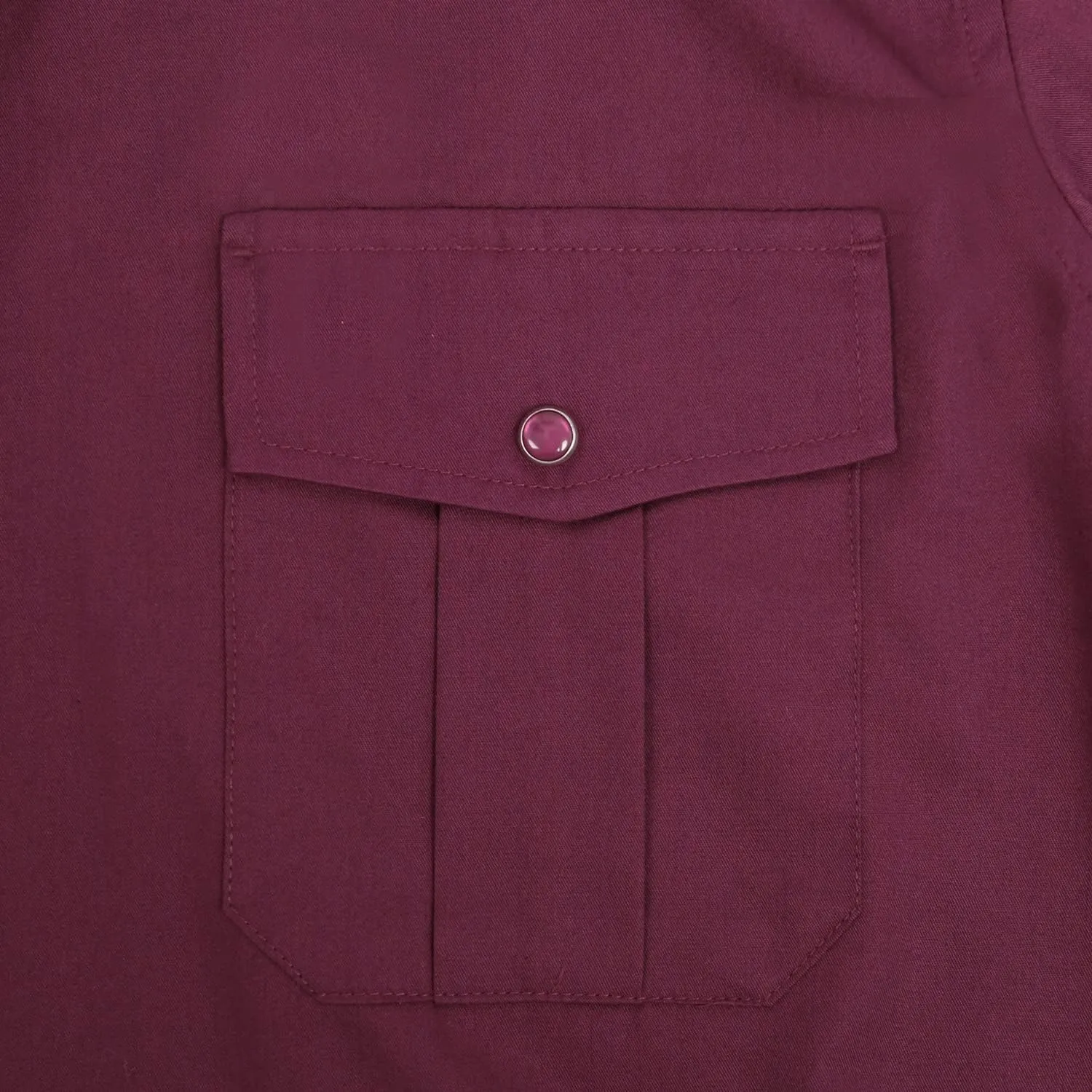 Dress Shirt for Men Western Cowboy Long Sleeve Casual Two Pockets Work Solid Pearl Snap Buttons Up Wrinkle Free Shirts
