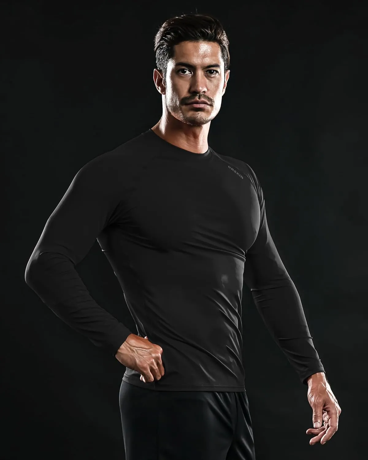 DRSKIN 4, 3, 2 or 1 Pack Men's Compression Shirts Top Long Sleeve Sports Baselayer Workout Running Athletic Active