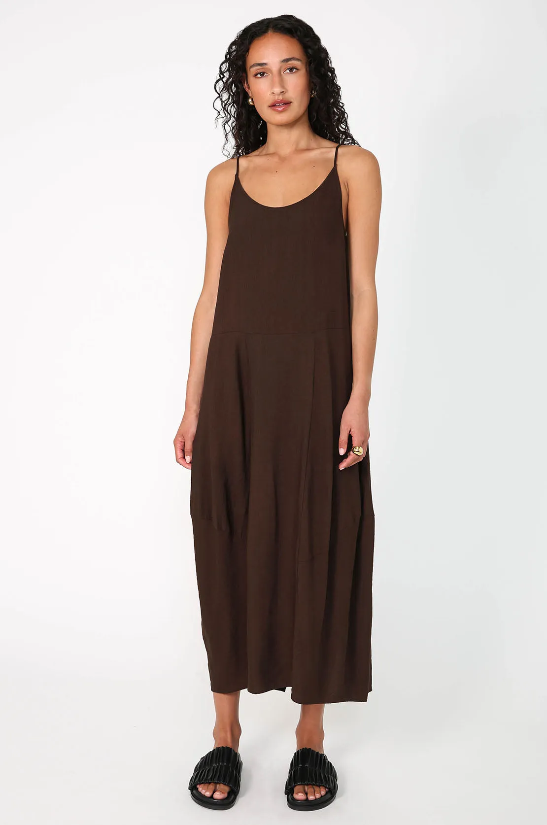 ember dress / deep olive