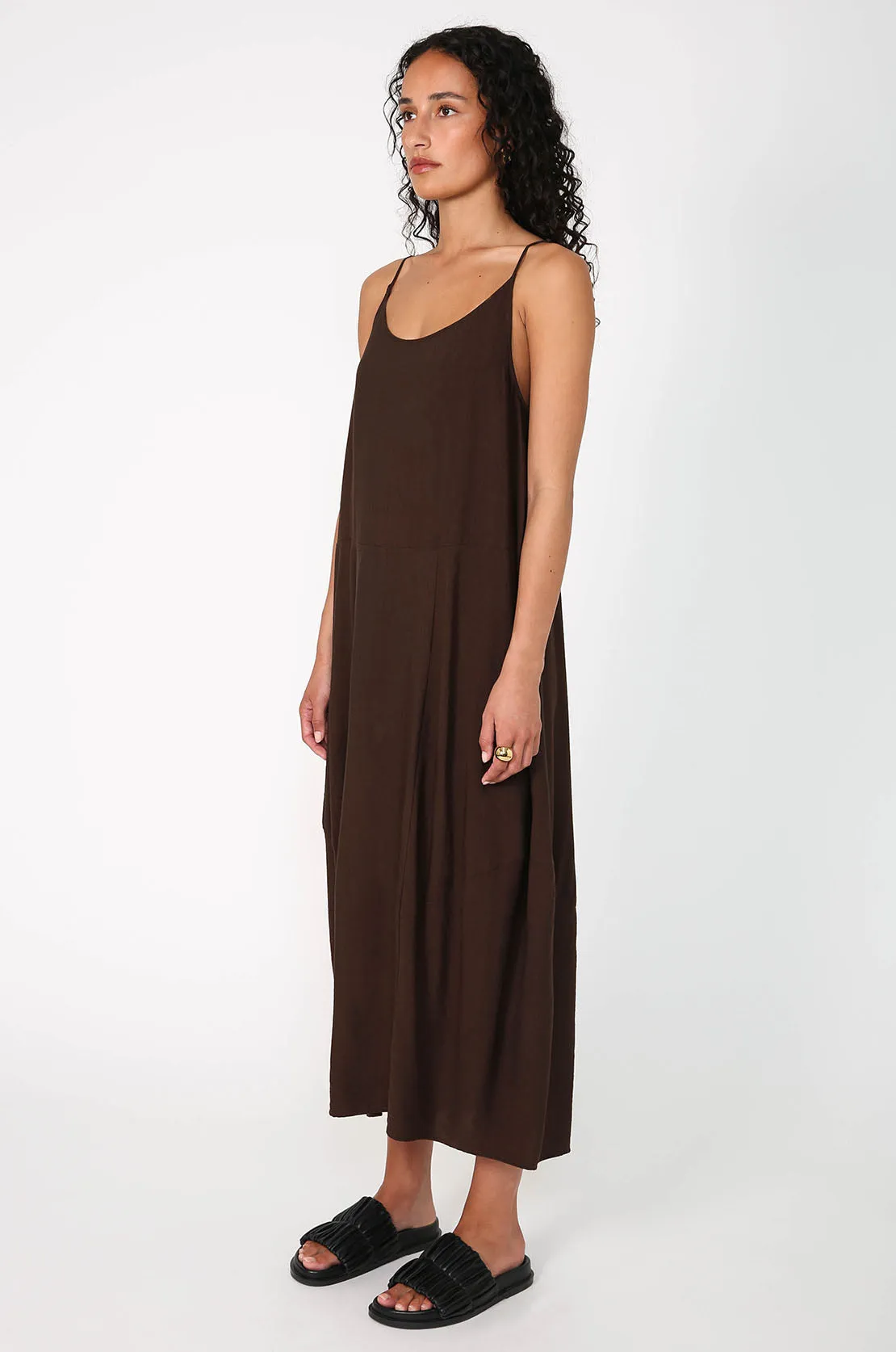 ember dress / deep olive