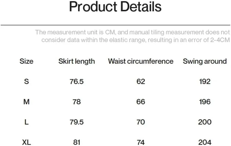 Fnfmrfmr Women High Waist Casual Midi Skirt Solid Pleated Loose Office Lady A-Line Skirts