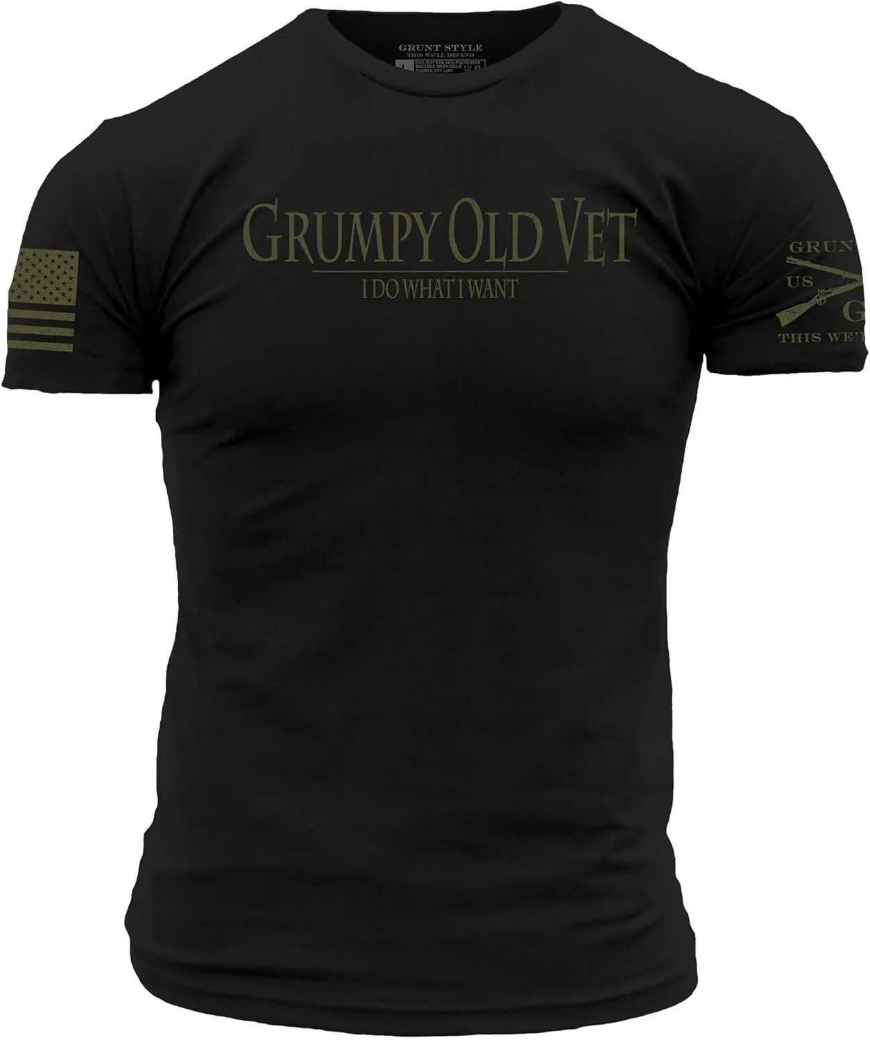 Grunt Style Grumpy Old Vet Men's T-Shirt
