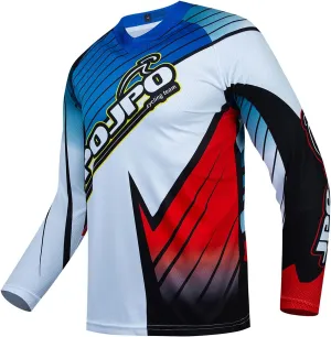 Kids Cycling Jersey Downhill Shirts 4-14 Years for Girls Boys Clothing Long Sleeve Powersports Bike Child Bicycle BMX Tops