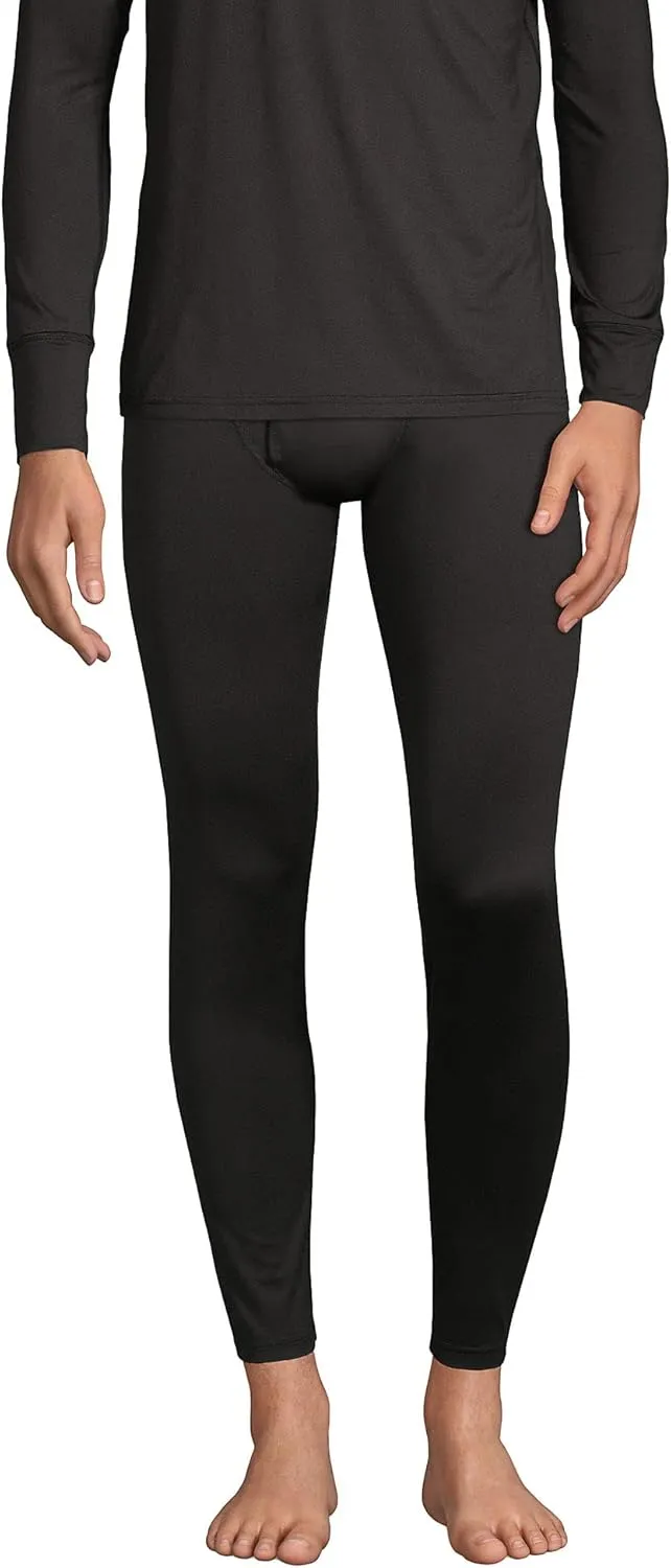 Lands' End Men's Stretch Thermaskin Long Underwear Pants Base Layer