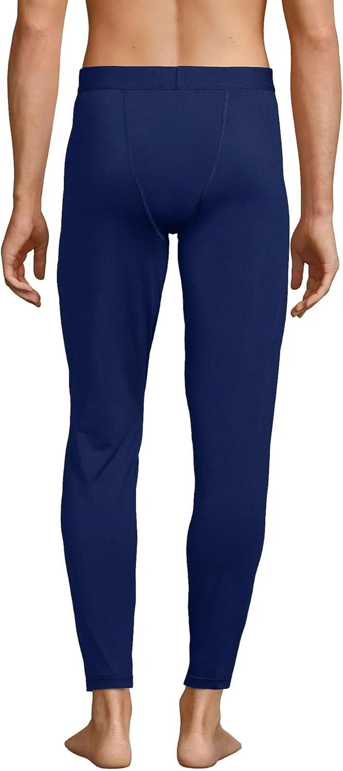 Lands' End Men's Stretch Thermaskin Long Underwear Pants Base Layer