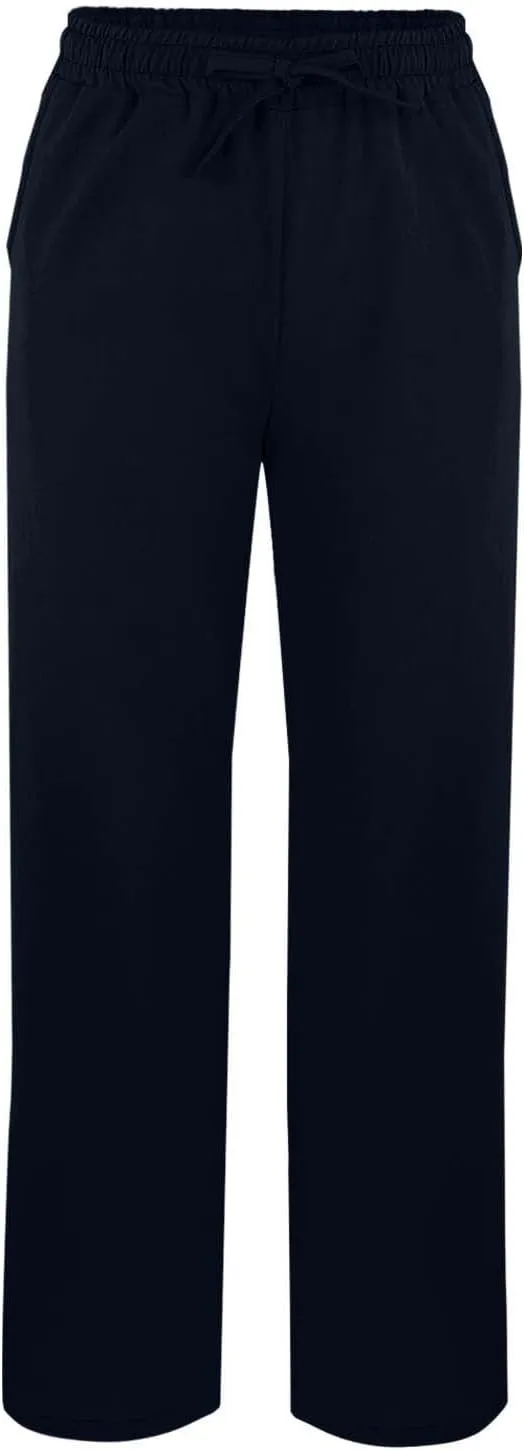 Linen Capris Pants for Women 2025 Summer High Waist Elastic Straight Leg Trousers Casual Beach Loose Fit Lounge Wear