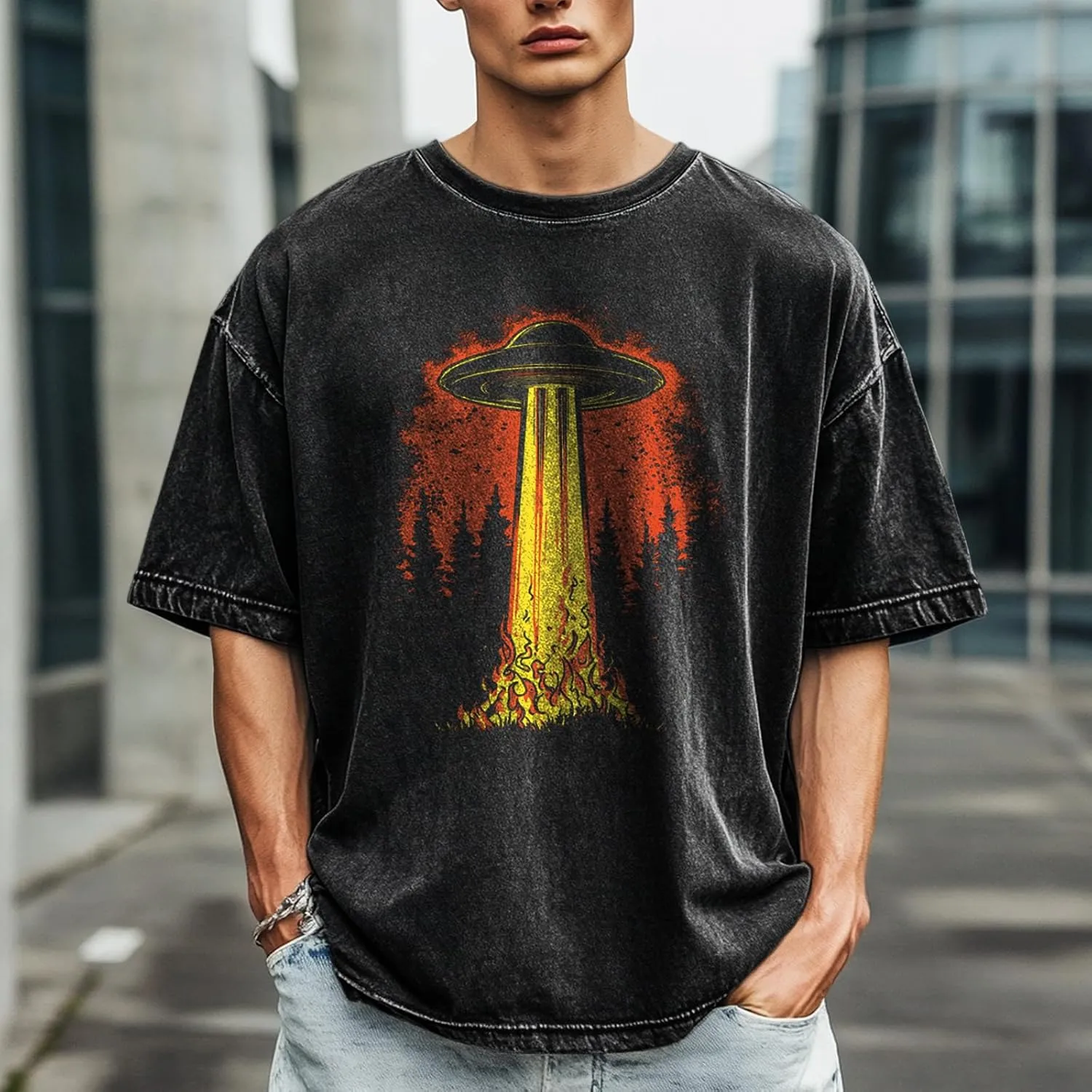 Men Casual Shirts Quick Dry Graphic Big and Tall Plus Size Short Sleeve Round Neck 100 Percent Cotton Undershirt