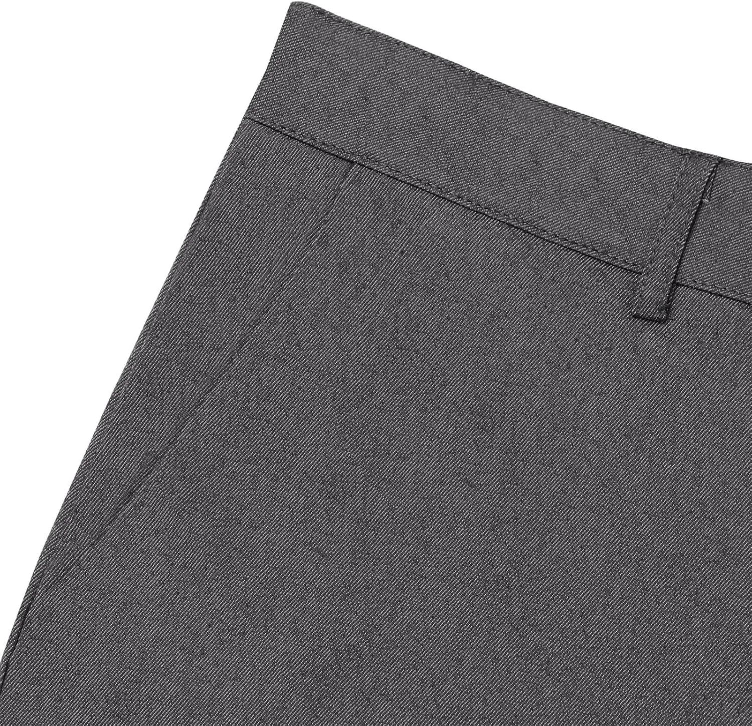 Mens Business Casual Pants Slim Fit Cotton Lightweight Straight Leg Pants with Pockets Retro Skinny Work Pants