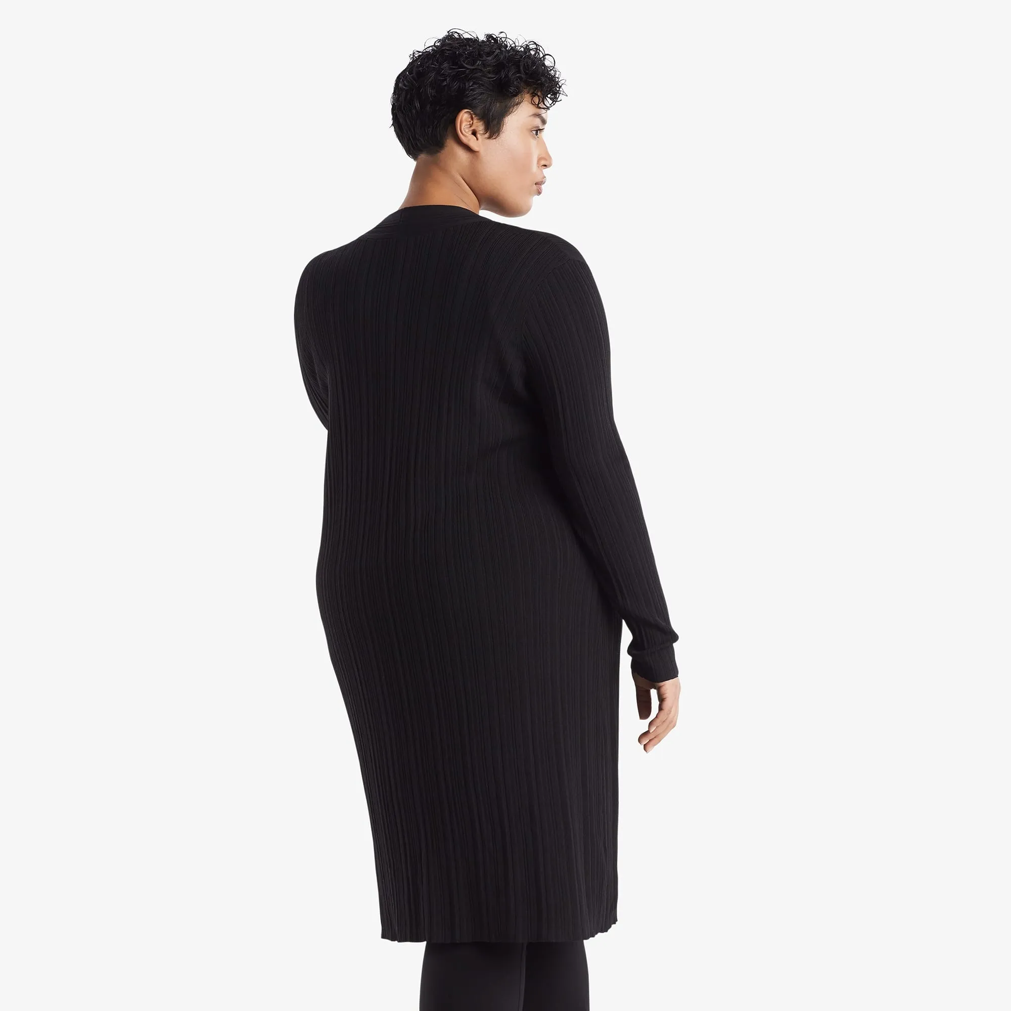 Molly Cardigan - Textured Knit :: Black