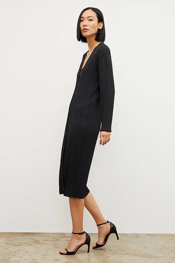 Molly Cardigan - Textured Knit :: Black