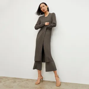 Molly Cardigan - Textured Knit :: Light Ash