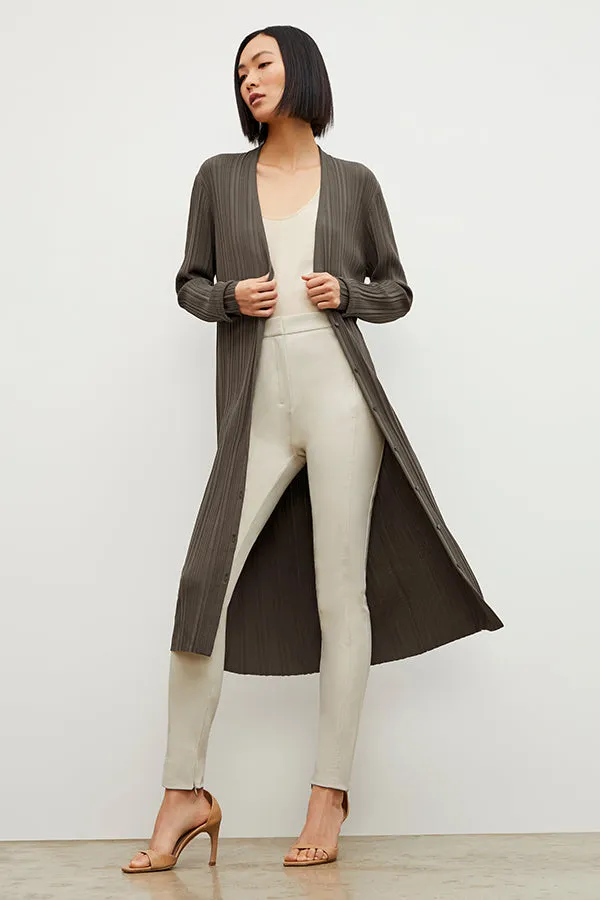 Molly Cardigan - Textured Knit :: Light Ash