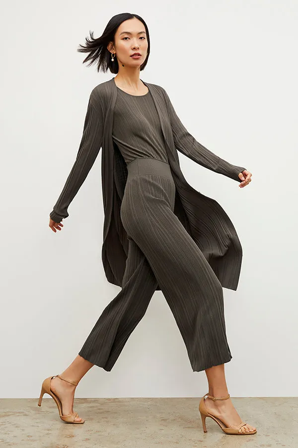 Molly Cardigan - Textured Knit :: Light Ash