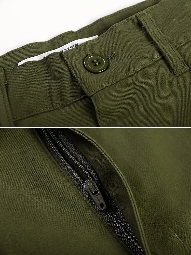 OCHENTA Mens Tapered Flat Front Casual Dress Pants, Chinos Pants Men