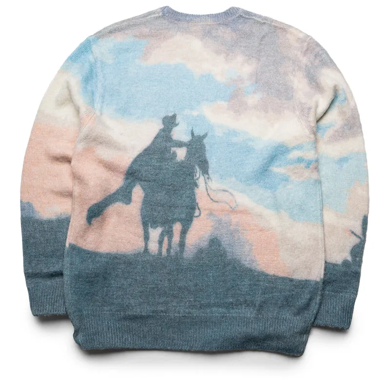One Of These Days Stayed Away Knit Sweater - Multi