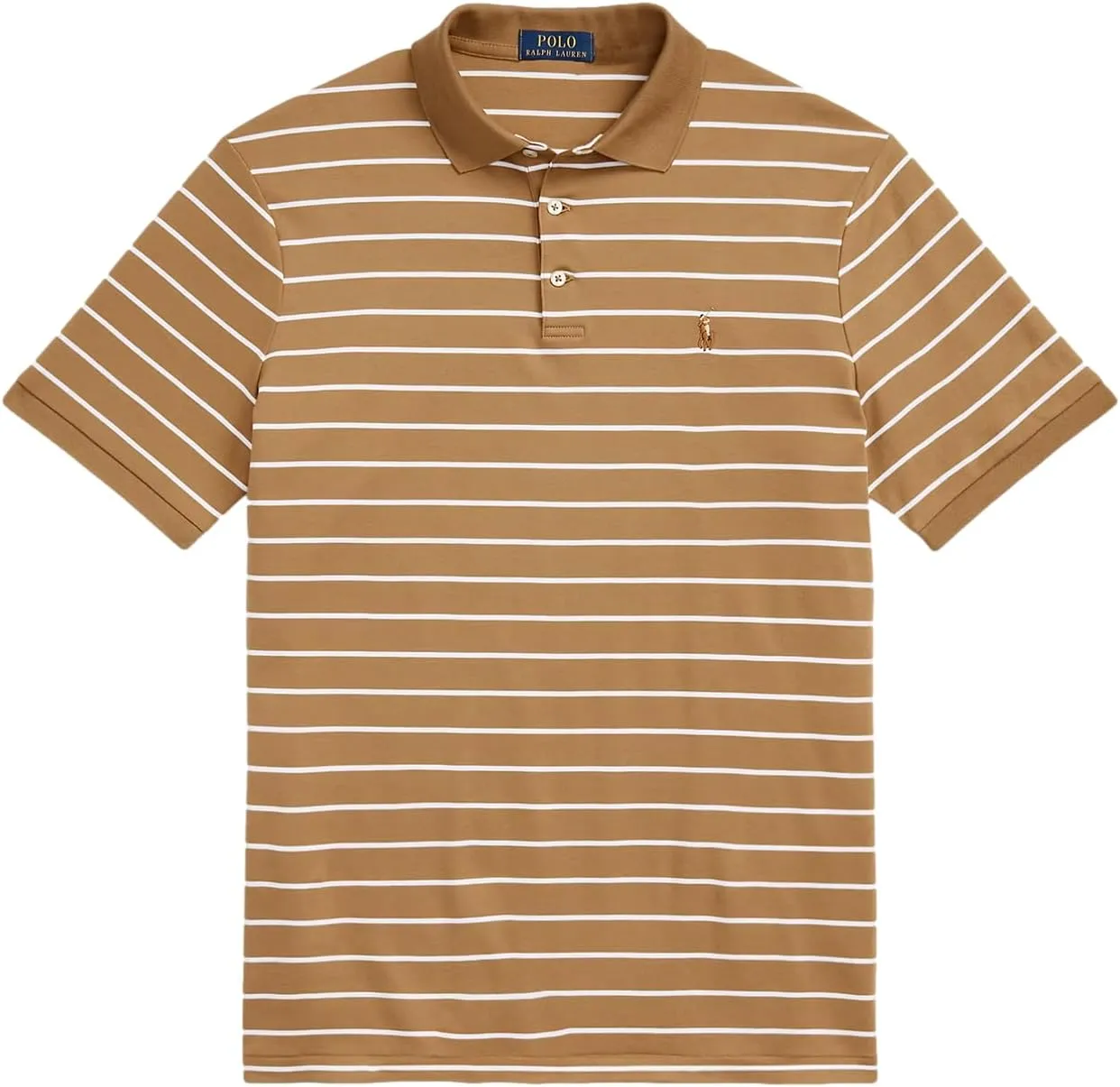 Polo Ralph Lauren Mens Custom Slim Fit Interlock Polo Shirt