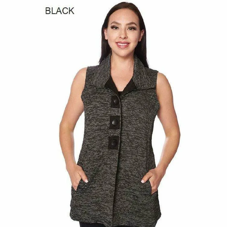 Quilted Look Vest
