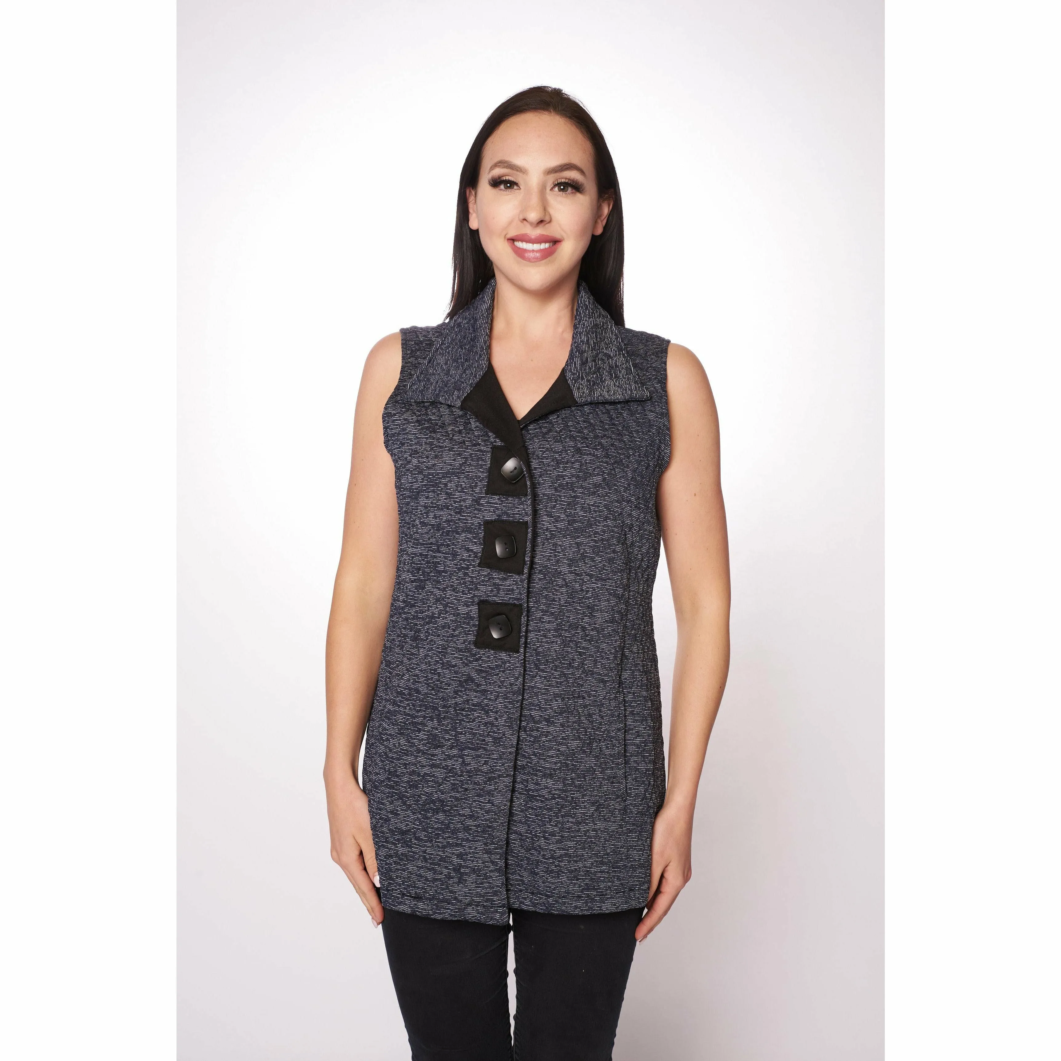 Quilted Look Vest