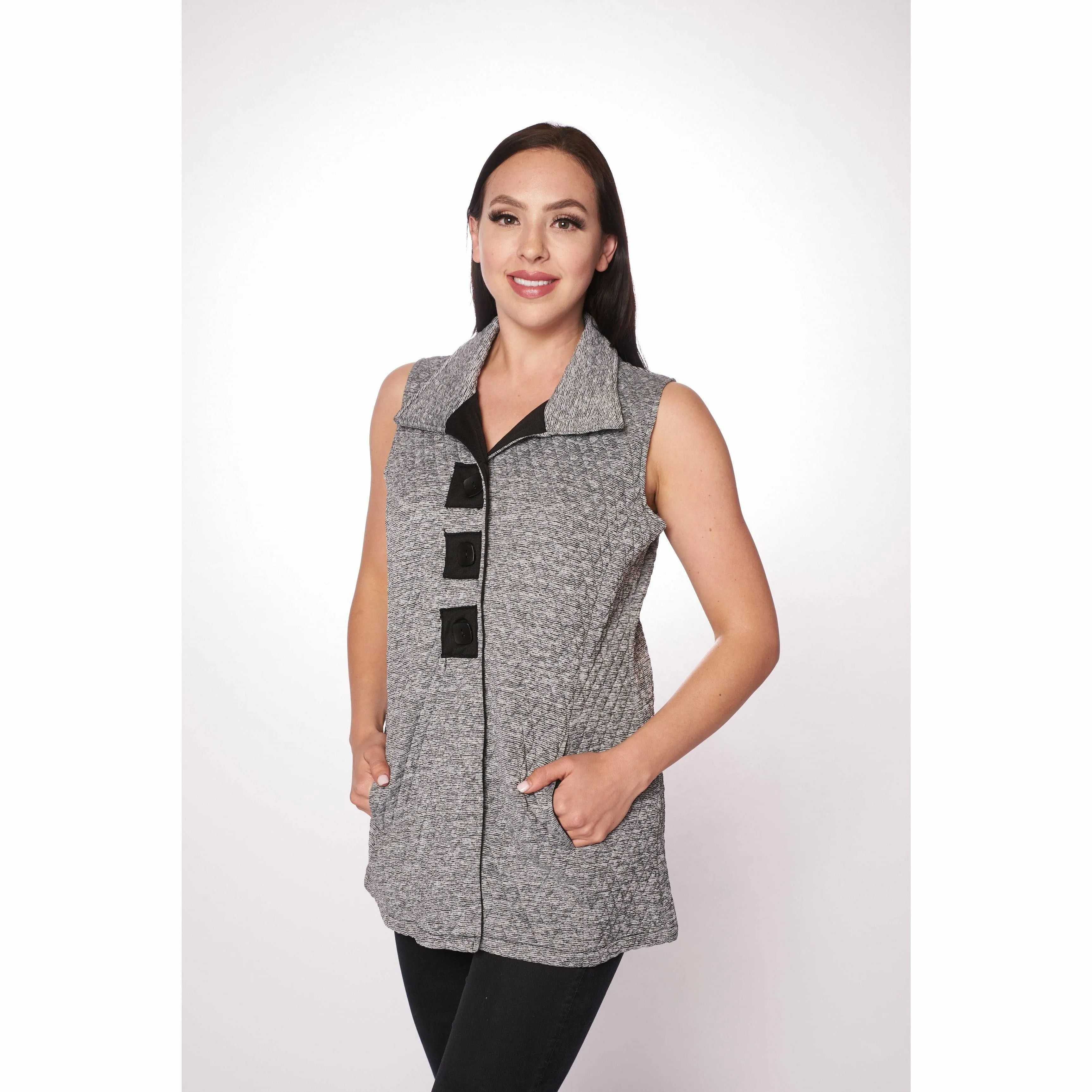 Quilted Look Vest