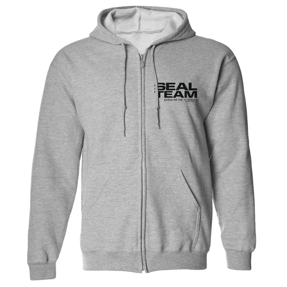 SEAL Team Logo Fleece Zip-Up Hooded Sweatshirt