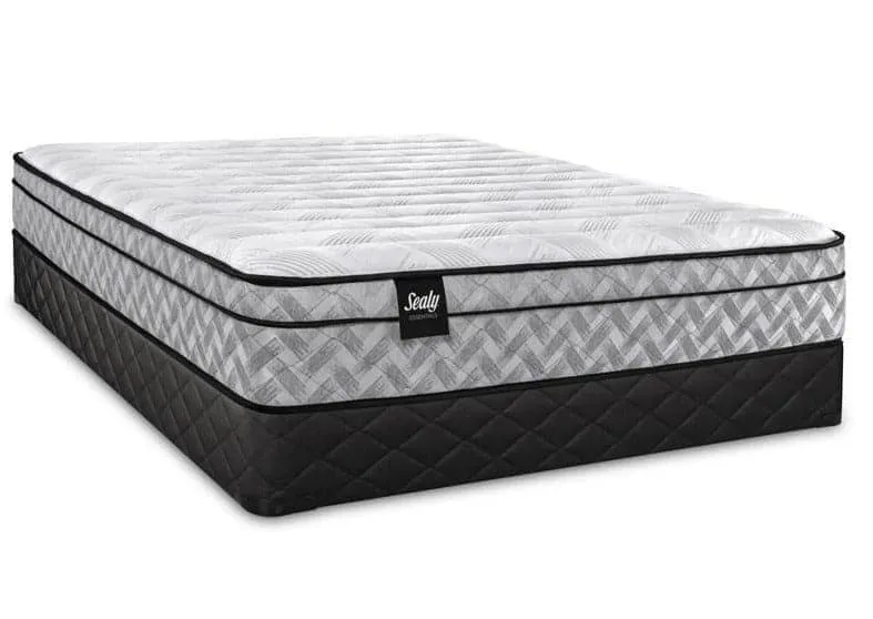 Sealy 12" Essentials Crosswick Eurotop Firm Foam Mattress