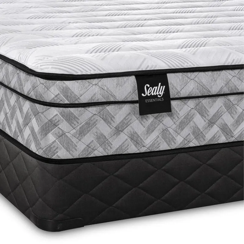 Sealy 12" Essentials Crosswick Eurotop Firm Foam Mattress