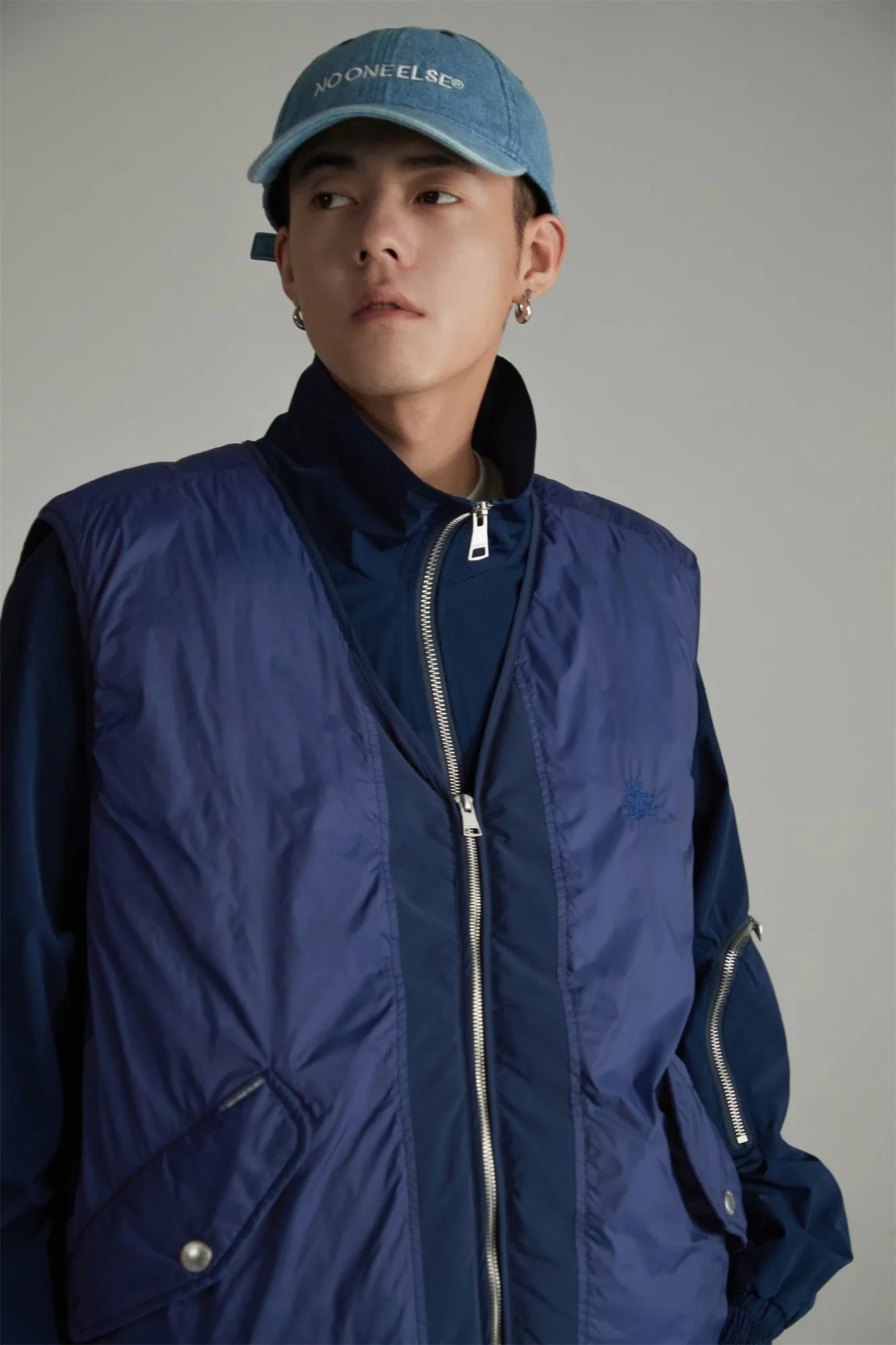 Simple Overfit Padded Vest