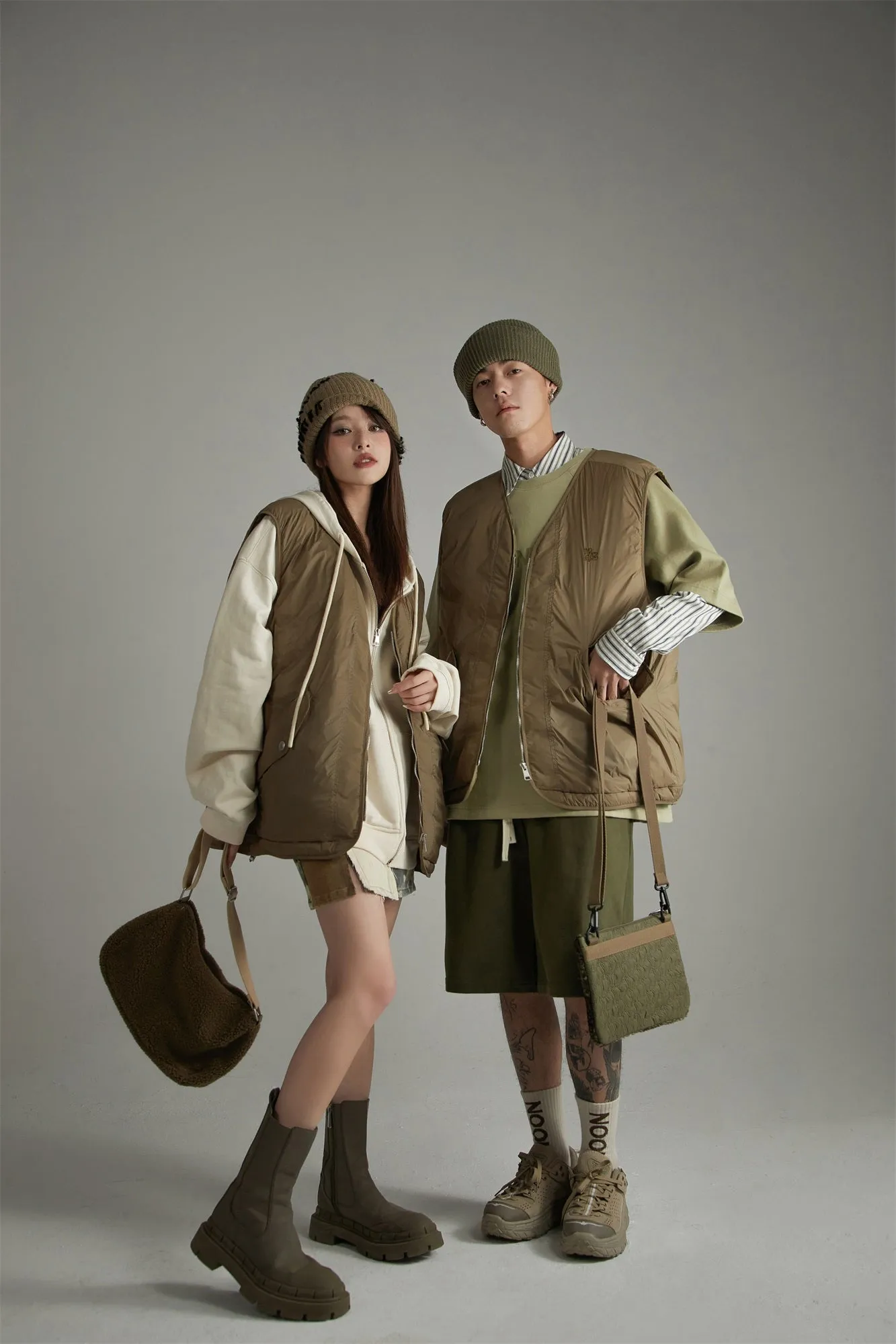 Simple Overfit Padded Vest