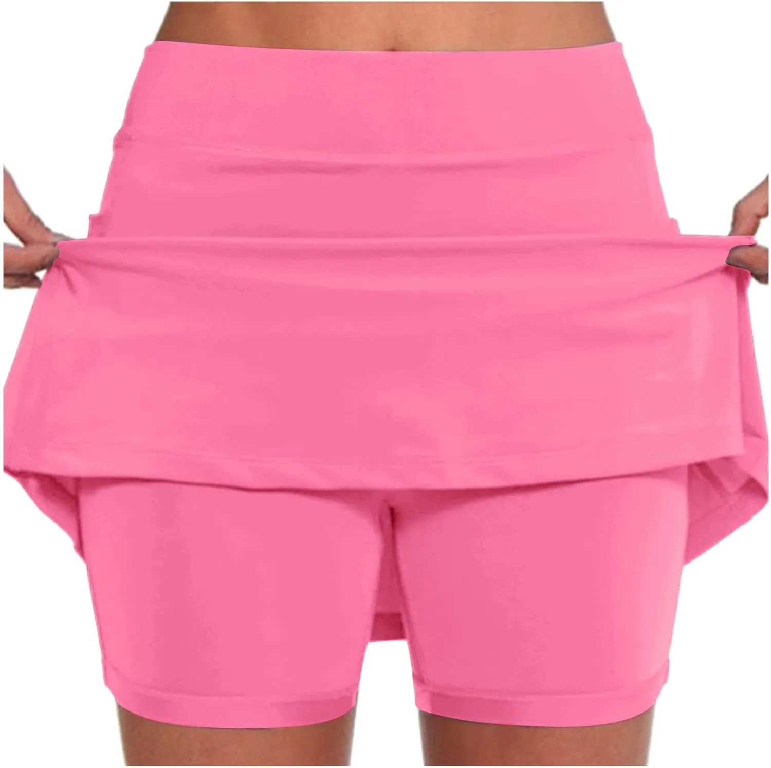 Skirts for Women Casual High Waist Athletic Sports Pants Cute Golf Skorts Summer Gym Workout Outfits with Pockets
