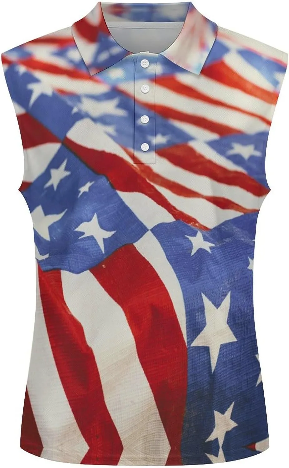 Sleeveless Shirts for Women Venezuela Flag V Neck Shirt Casual PO-LO Tank Top Pullover Quick Dry with Designs