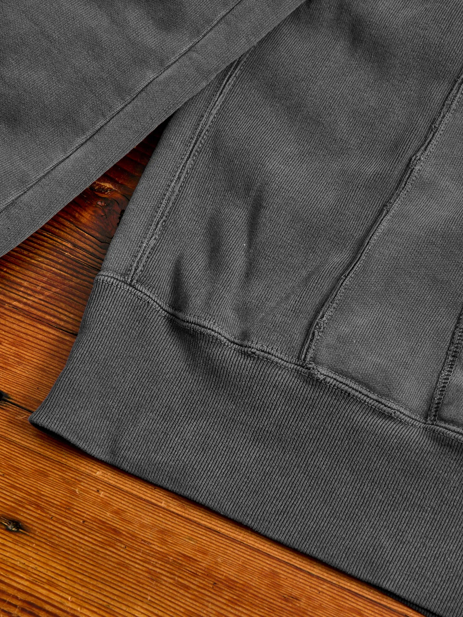 Special Finish Zip Hoodie in Black