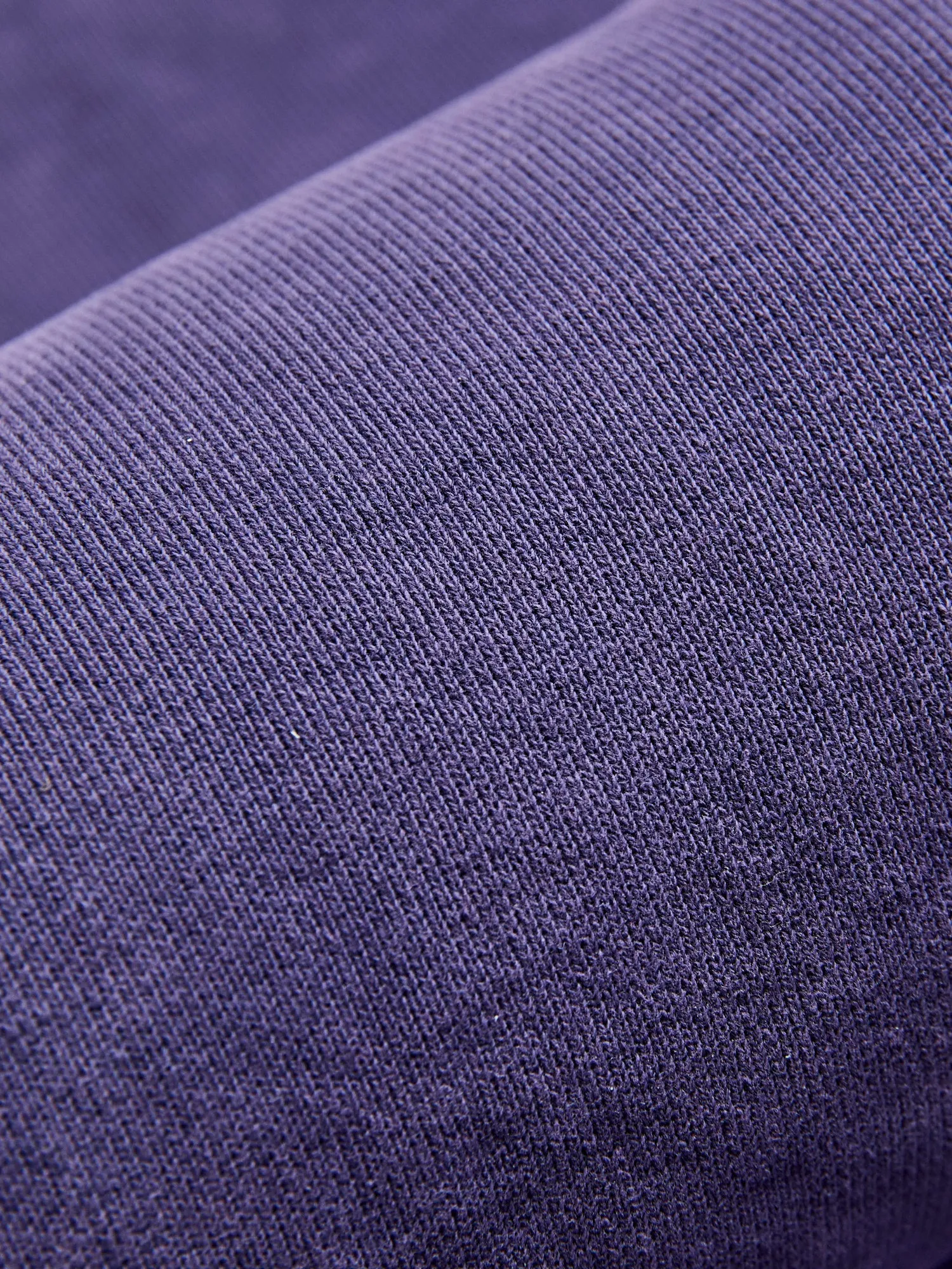Special Finish Zip Hoodie in Purple Navy