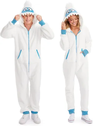 Tipsy Elves Christmas Sherpa Jumpsuits - Fuzzy Lined One Piece Jumpsuit for Adults