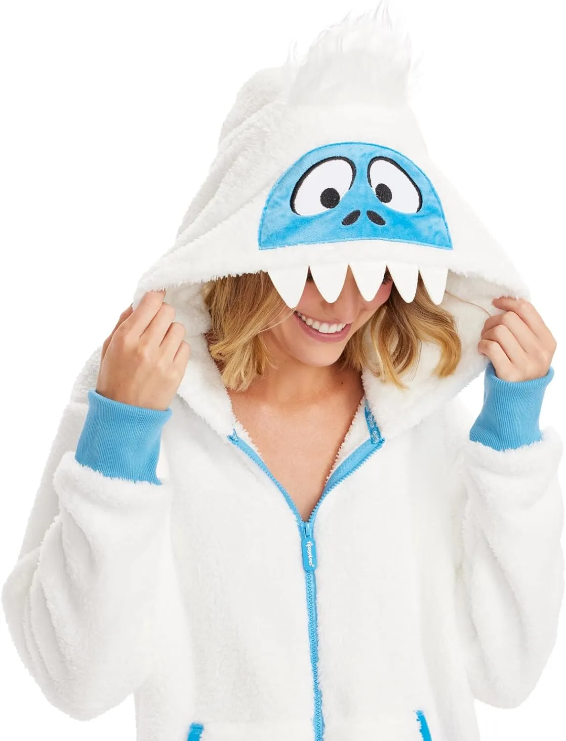 Tipsy Elves Christmas Sherpa Jumpsuits - Fuzzy Lined One Piece Jumpsuit for Adults