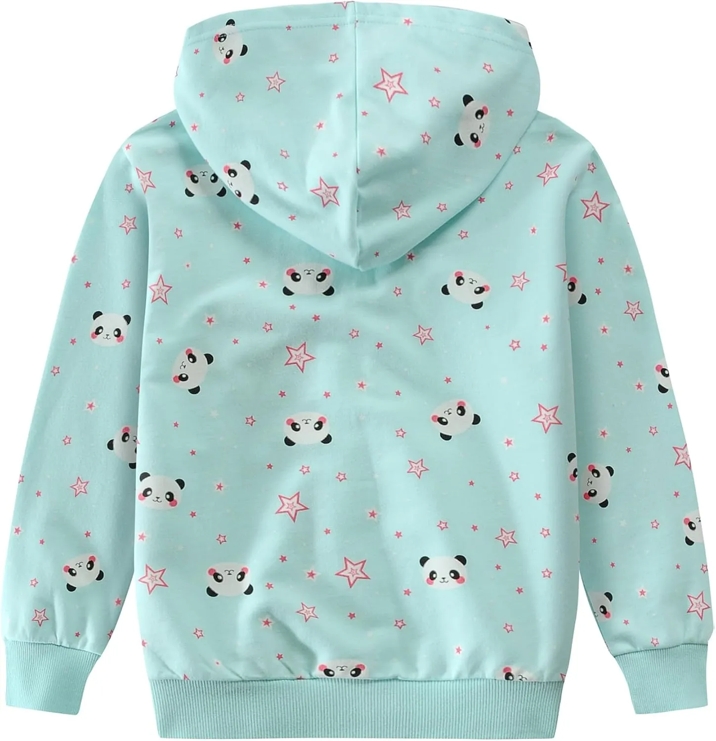 Tkria Girls Zip-Up Hoodie Sweatshirts Toddler Heart Jacket Winter Long Sleeve Hooded Shirts Pollover Tops Fall Outwear 2-6T