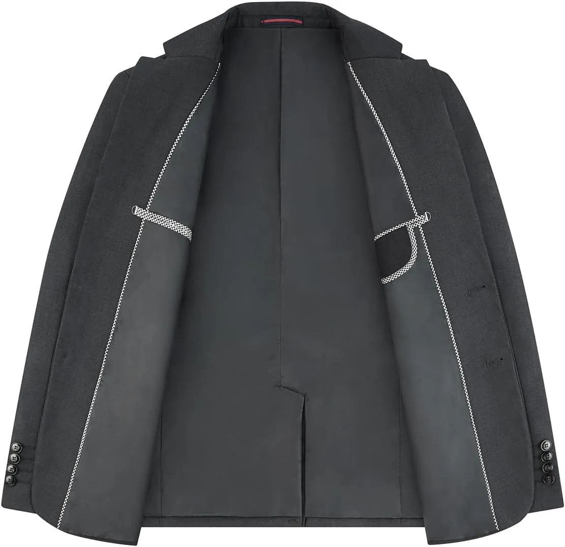 Tuxedo Men Suit Regular Fit 3 Piece Suit Blazer Jacket Waistcoat Pants Men Suit Set for Wedding Prom